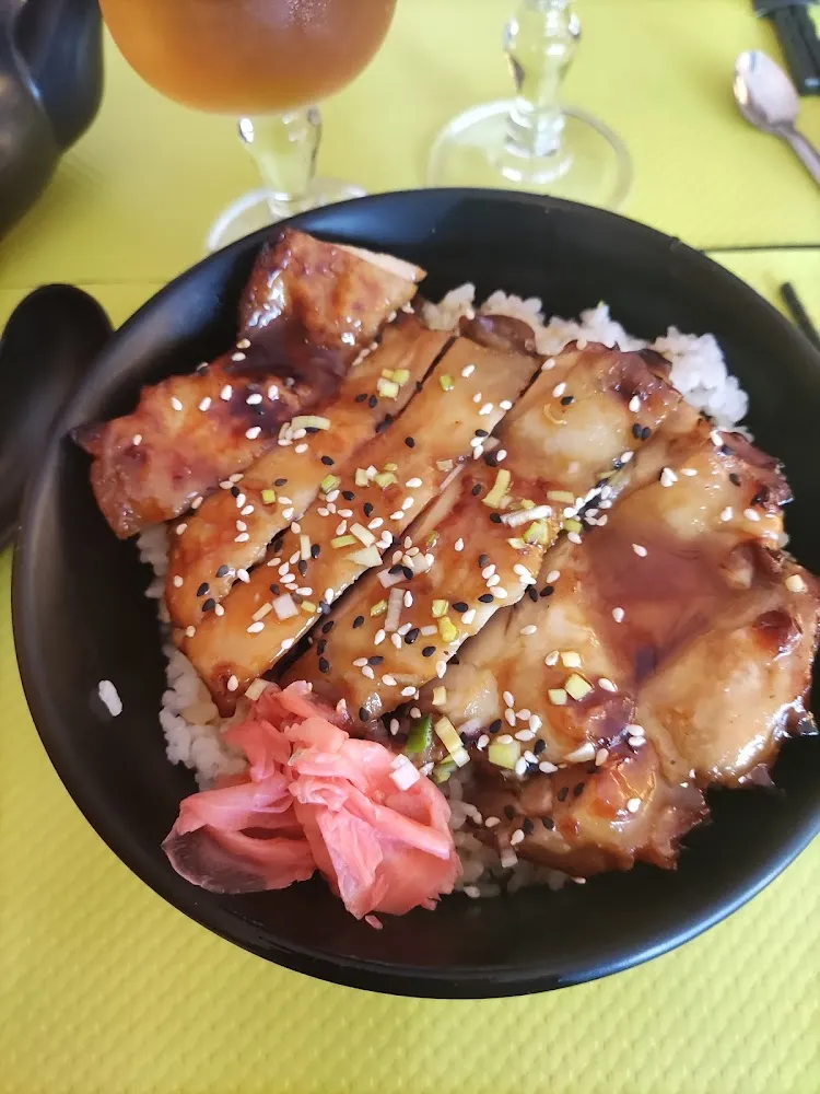 Poulet Et Riz Sauce Japonaise